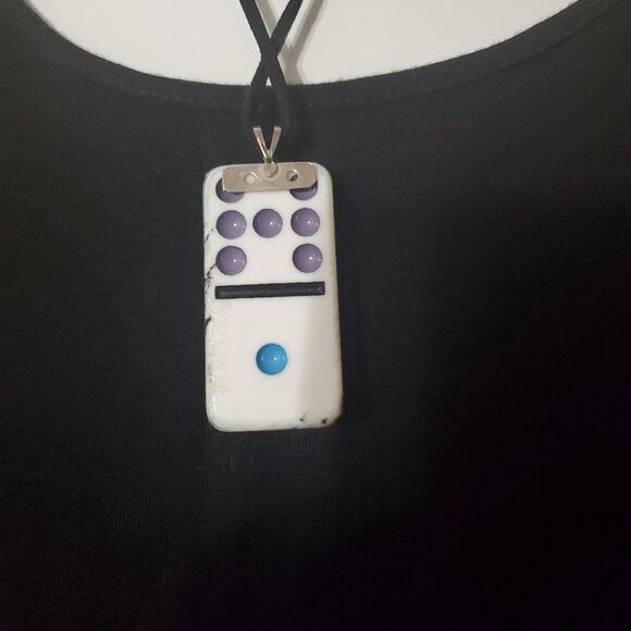 NIB Handmade Vintage Inspired Clock Domino Necklac - Picture 5 of 5